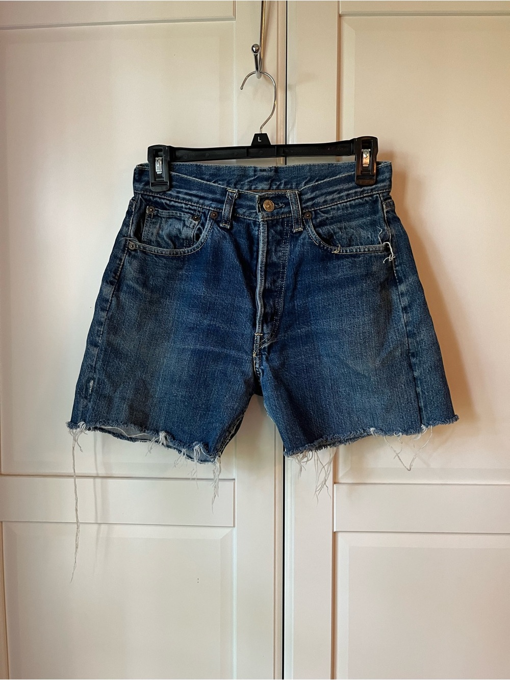 Raw-Hem Vintage selvedge Levi’s Shorts